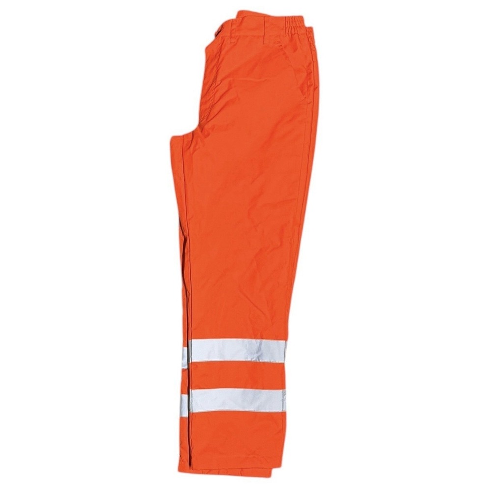 Safety‎ Work Pants Fluorescent Orange Hawke & Co Class 2 high visibility Lined M - Picture 4 of 9